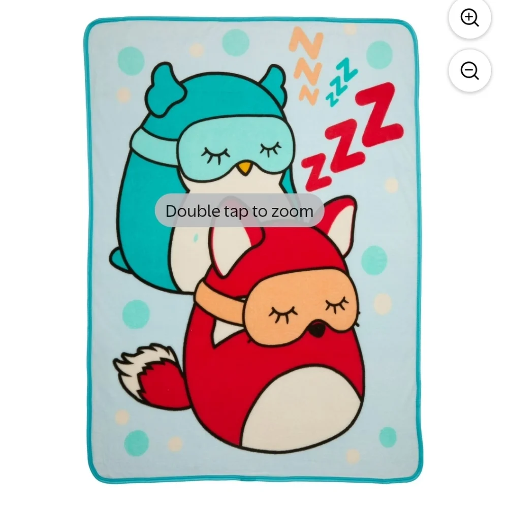 Squishmallows adorable blanket